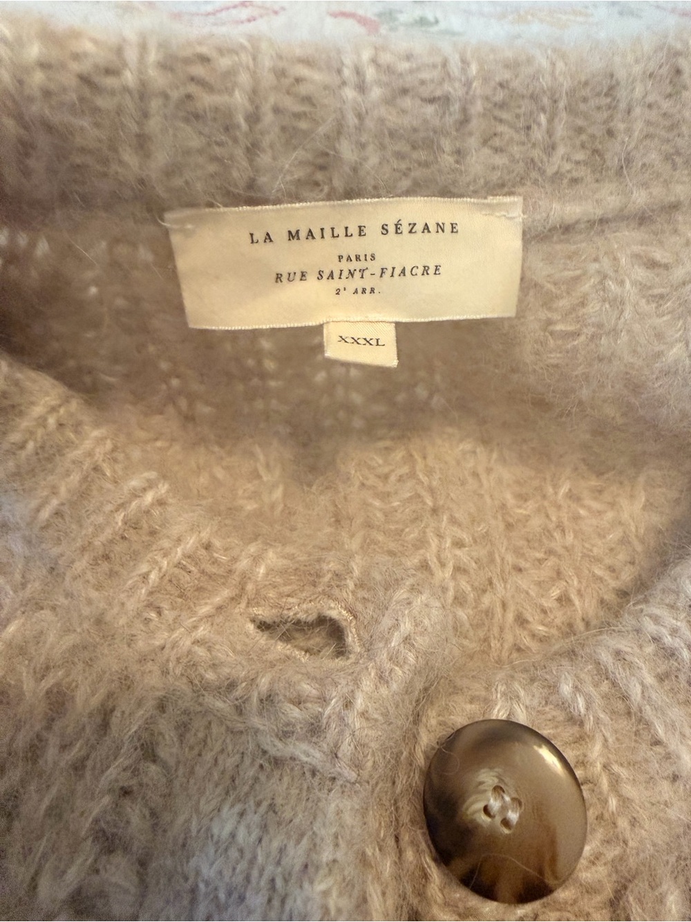 Sezane EMILE CARDIGAN - light beige - Picture 4 of 10